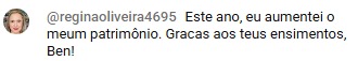 Depoimento real
