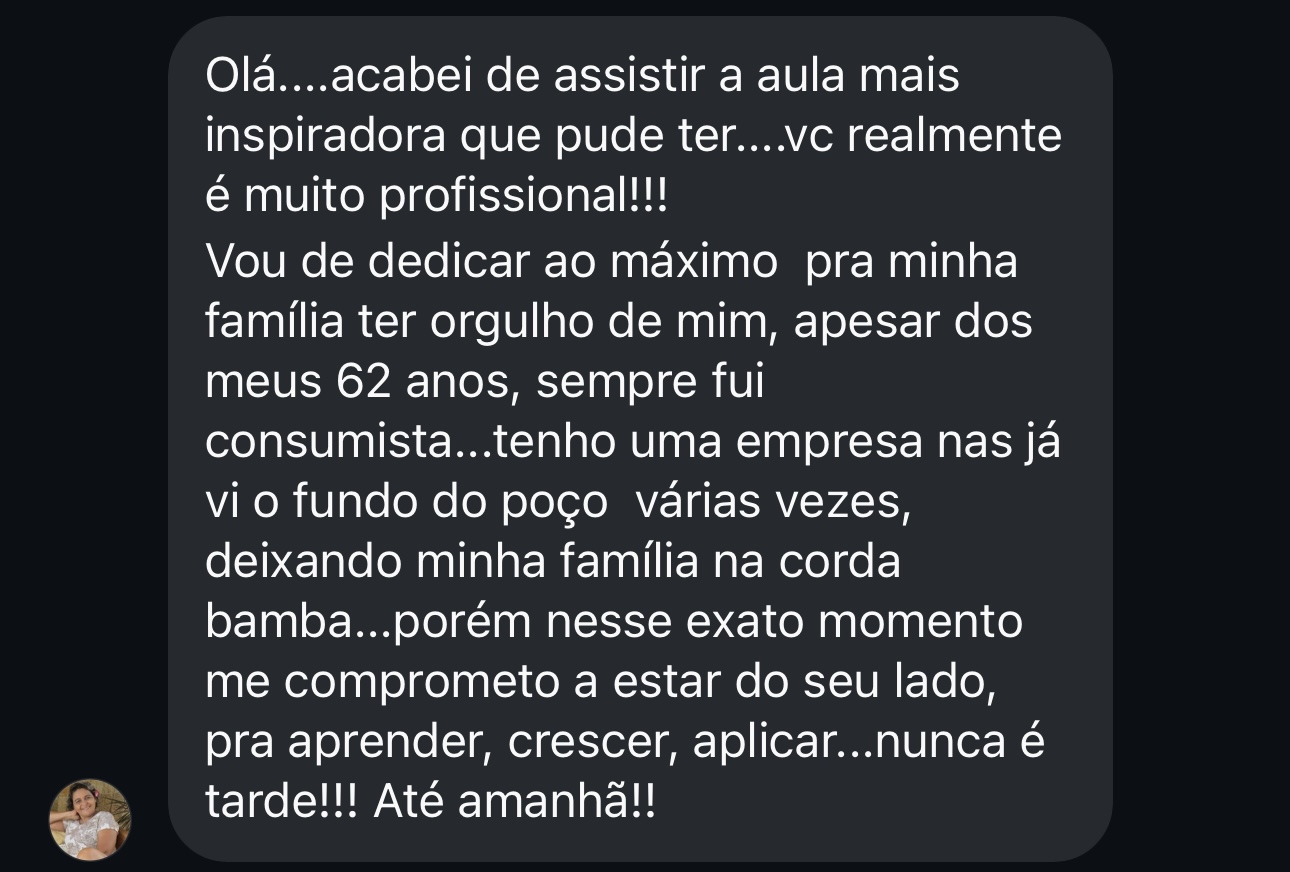 Depoimento real